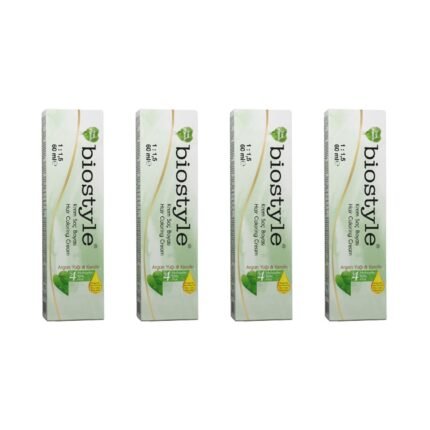 Biostyle Bitki Özlü Argan ve Keratin 10.1 Küllü Açık Sarı 4 Adet 60 ML Saç Boyası Oksidansız