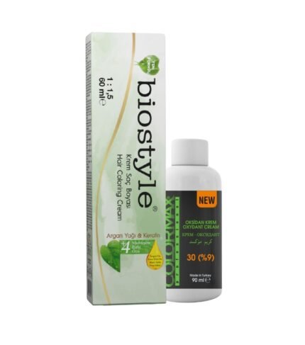Biostyle Bitki Özlü Argan ve Keratin 0.22 Turuncu Azaltıcı 1 Adet 60 ML Saç Boyası + 1 Adet Oksidan