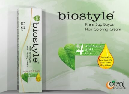 Biostyle Bitki Özlü Argan ve Keratin 4.62 Vişne Kahvesi 3 Adet 60 ML Saç Boyası Oksidansız