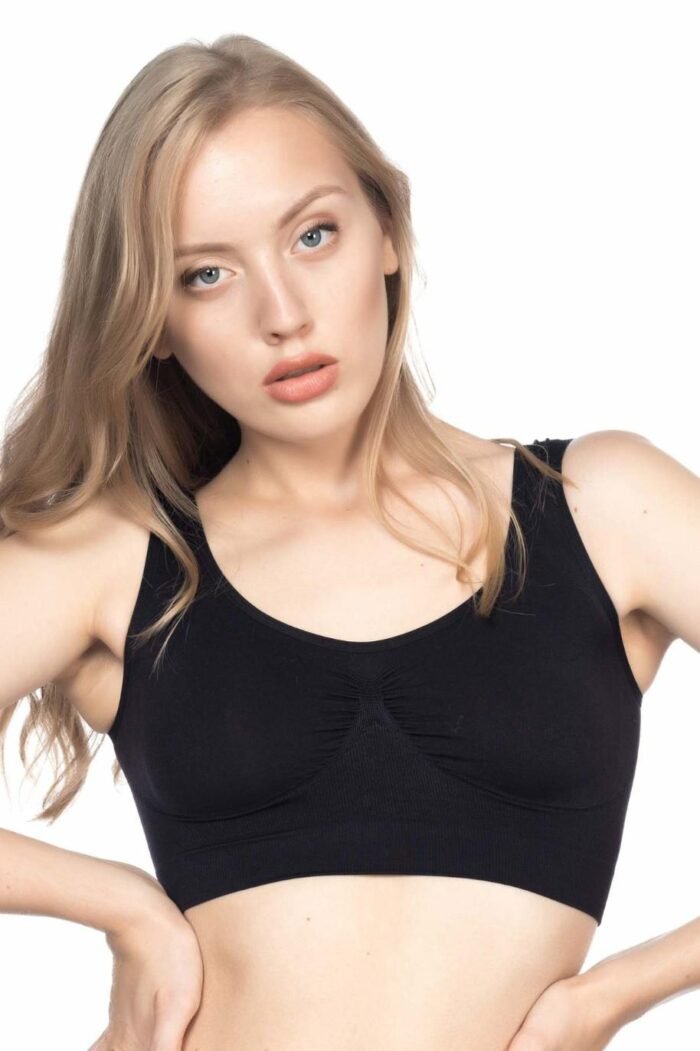 SİYAH MI Emay 4005 Soft Kalın Askı Büstiyer