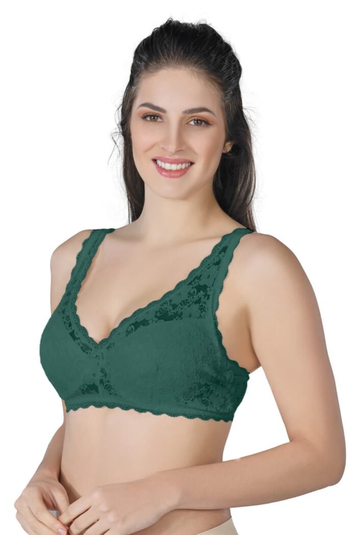 YEŞİL MI Emay 188 B Pedli Dantelli Telli Toparlayıcı Sütyen